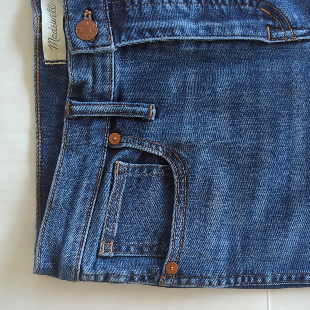 Madewell 10" High-Rise Skinny Denim Mom Jeans 29TL Blue - Picture 10 of 16
